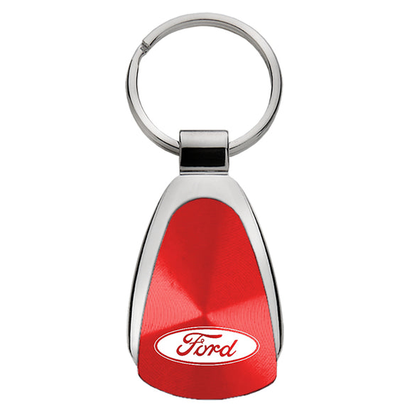 Ford Keychain & Keyring - Red Teardrop (KCRED.FOR)