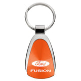Ford Fusion Keychain & Keyring - Orange Teardrop (KCORA.FUS)