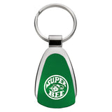 Dodge Super Bee Hellcat Keychain & Keyring - Green Teardrop (KCGR.SUPB)