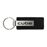Nissan Cube Keychain & Keyring - Premium Leather (KC1540.CUBE)
