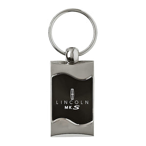 Lincoln MKS Keychain & Keyring - Black Wave (KC3075.MKS.BLK)