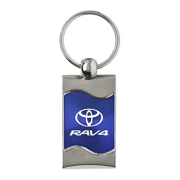 Toyota RAV4 Keychain & Keyring - Blue Wave (KC3075.RAV.BLU)