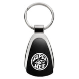 Dodge Super Bee Keychain & Keyring - Black Teardrop (KCK.SUPB)