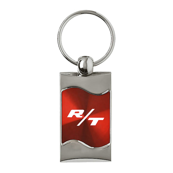 Dodge R/T Keychain & Keyring - Red Wave (KC3075.RT.RED)