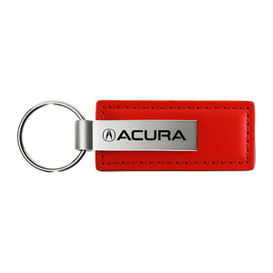 Acura Keychain & Keyring - Red Premium Leather (KC1542.ACU)