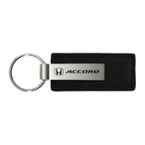 Honda Accord Keychain & Keyring - Premium Black Leather (KC1540.ACC)