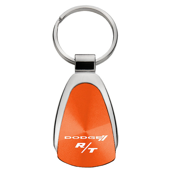 Dodge R/T Keychain & Keyring - Orange Teardrop (KCORA.DRT)