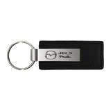 Mazda Miata MX-5 Keychain & Keyring - Premium Leather (KC1540.MIA)