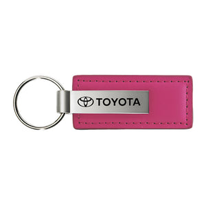 Toyota Keychain & Keyring - Pink Premium Leather (KC1545.TOY)