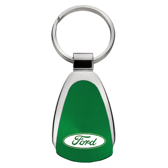 Ford Keychain & Keyring - Green Teardrop (KCGR.FOR)