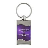 Ford Mustang 5.0 Keychain & Keyring - Purple Wave (KC3075.MUS50.PUR)