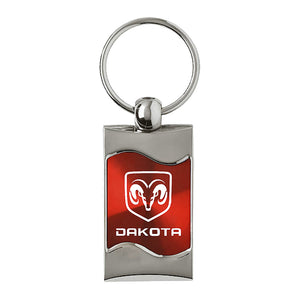 Dodge Dakota Keychain & Keyring - Red Wave (KC3075.DAK.RED)