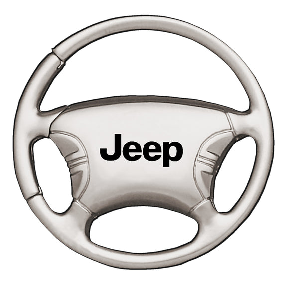 Jeep Schlüsselanhänger Jeep® Jeep Logo AuTomotiv Gold Jeep® Jeep Logo  Anodized Aluminum Valet Keychain