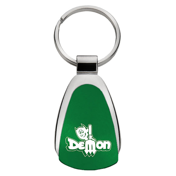 Demon Keychain & Keyring - Green Teardrop (KCGR.DMN)