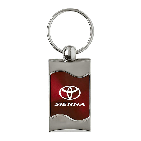 Toyota Sienna Keychain & Keyring - Burgundy Wave (KC3075.SIE.BUR)