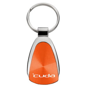 Plymouth Cuda Keychain & Keyring - Orange Teardrop (KCORA.CUDA)