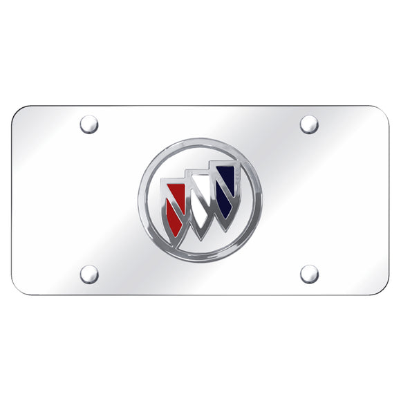 Buick Logo Chrome on Chrome Plate (AG-BUI.T.CC)