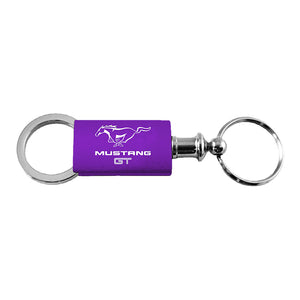 Ford Mustang GT Keychain & Keyring - Purple Valet (KC3718.MGT.PUR)