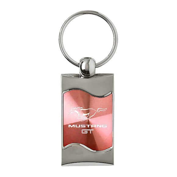 Ford Mustang GT Keychain & Keyring - Pink Wave (KC3075.MGT.PNK)