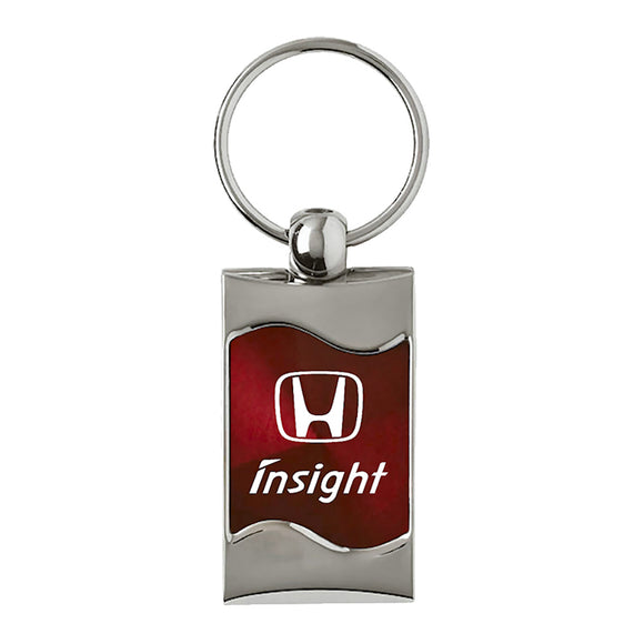 Honda Insight Keychain & Keyring - Burgundy Wave (KC3075.INS.BUR)