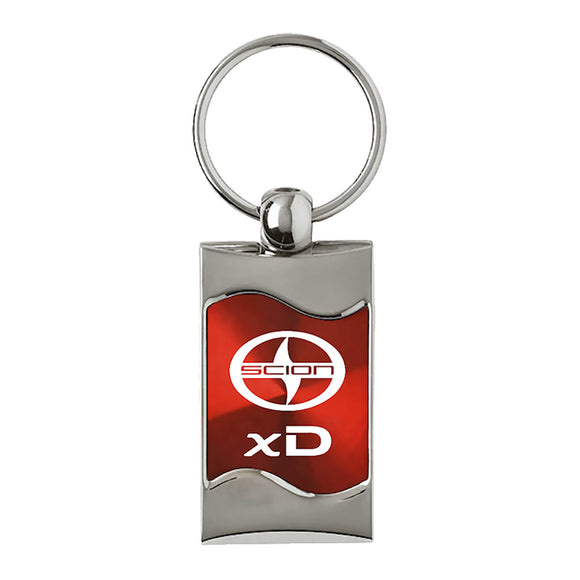 Scion xD Keychain & Keyring - Red Wave (KC3075.SXD.RED)
