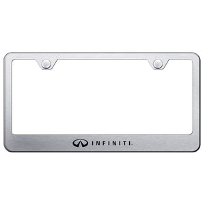 Infiniti Brushed License Plate Frame (LF.INF.ES)