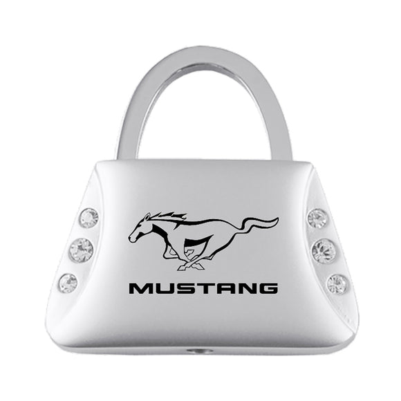 Ford Mustang Keychain & Keyring - Purse with Bling (KC9120.MUS)