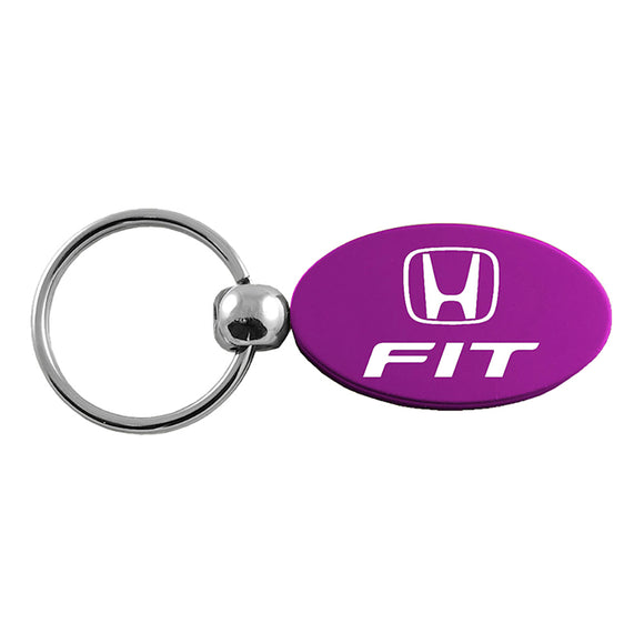 Honda Fit Keychain & Keyring - Purple Oval (KC1340.FIT.PUR)
